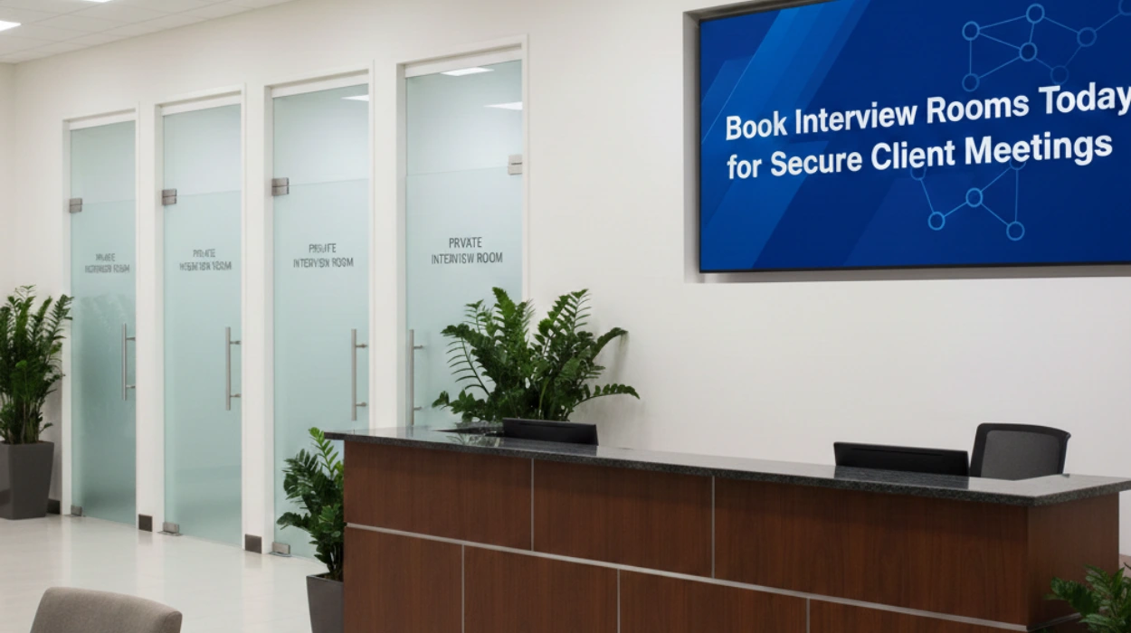 Book Interview Rooms Today for Secure Client Meetings