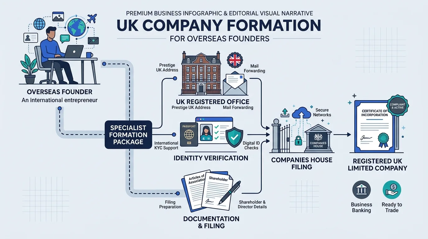 Company Formation Packages for Overseas Founders