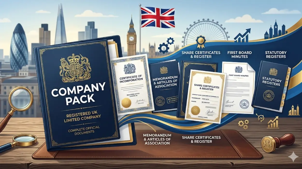Get a Company Pack for Your UK Company Today