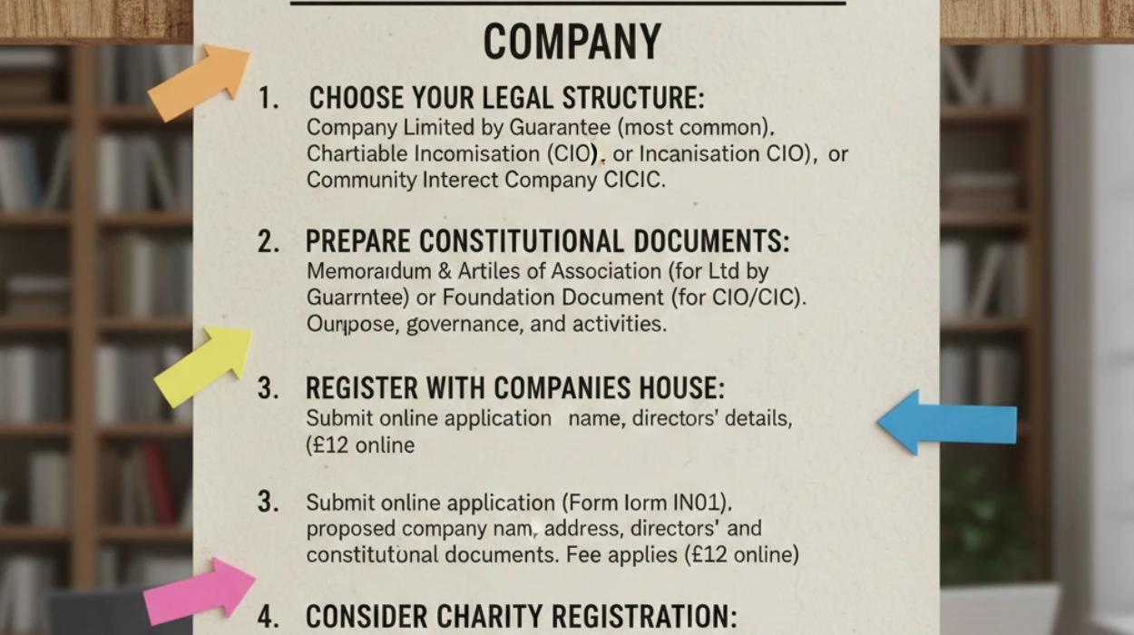 How Do You Register a Non-Profit Company in the UK