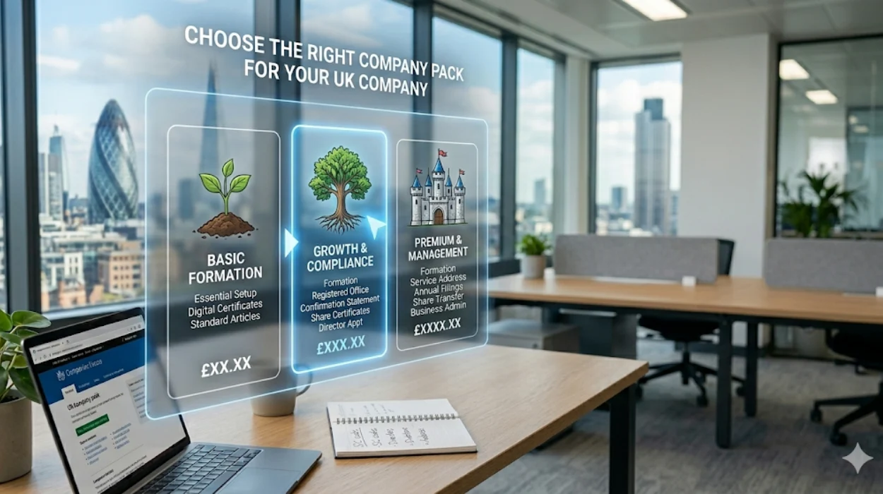 How to Choose the Right Company Pack for Your UK Company