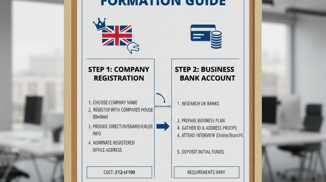 How to Register UK Company & Open Bank Account
