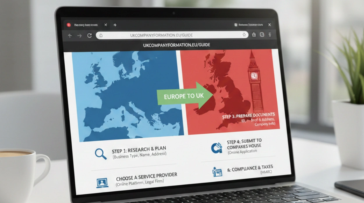 How to Register UK Company from Europe