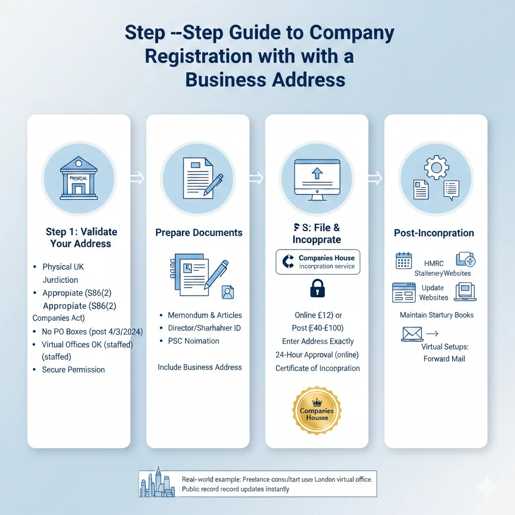 Step by Step Guide to Company Registration with a Business Address