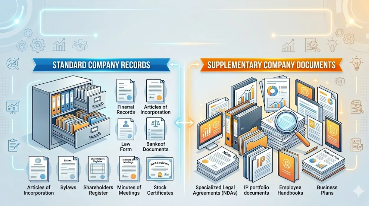 Supplementary Company Documents vs Standard Company Records
