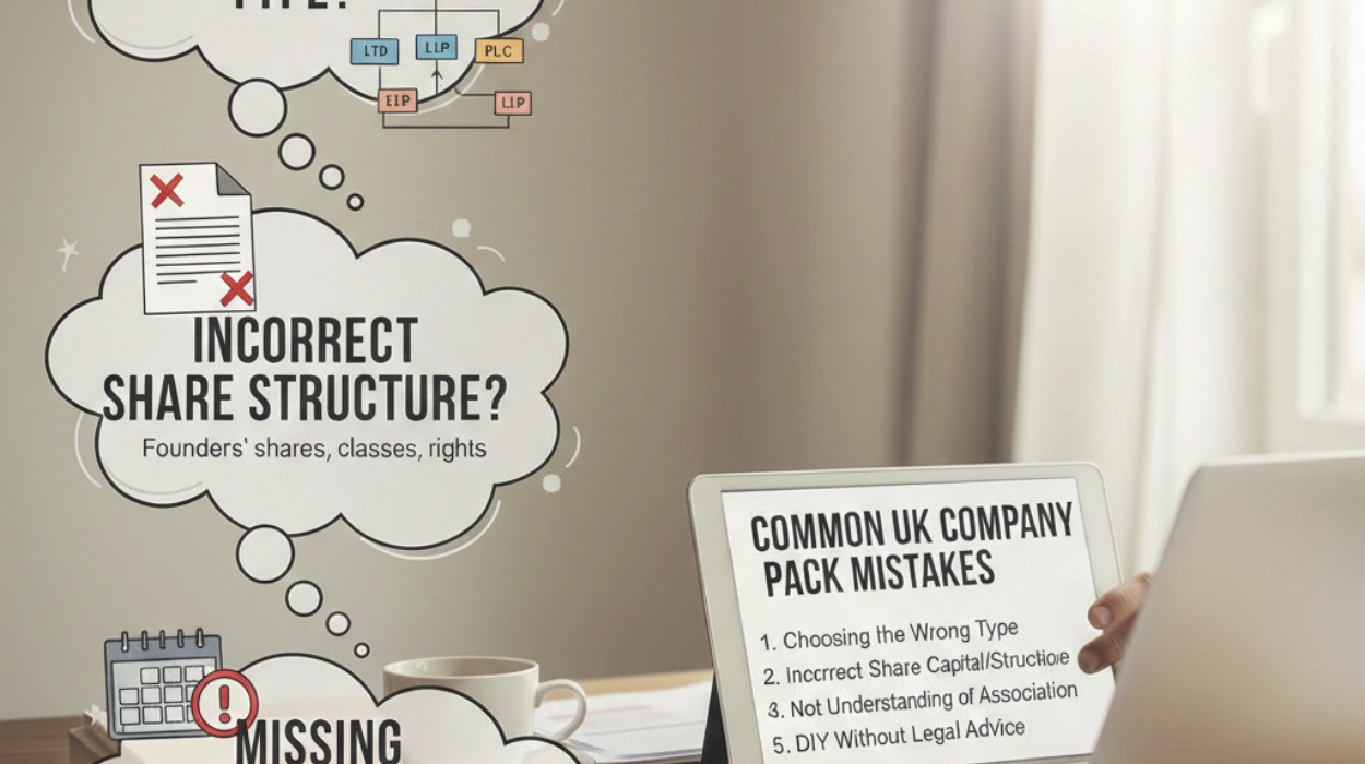What Are the Common Mistakes When Ordering a UK Company Pack