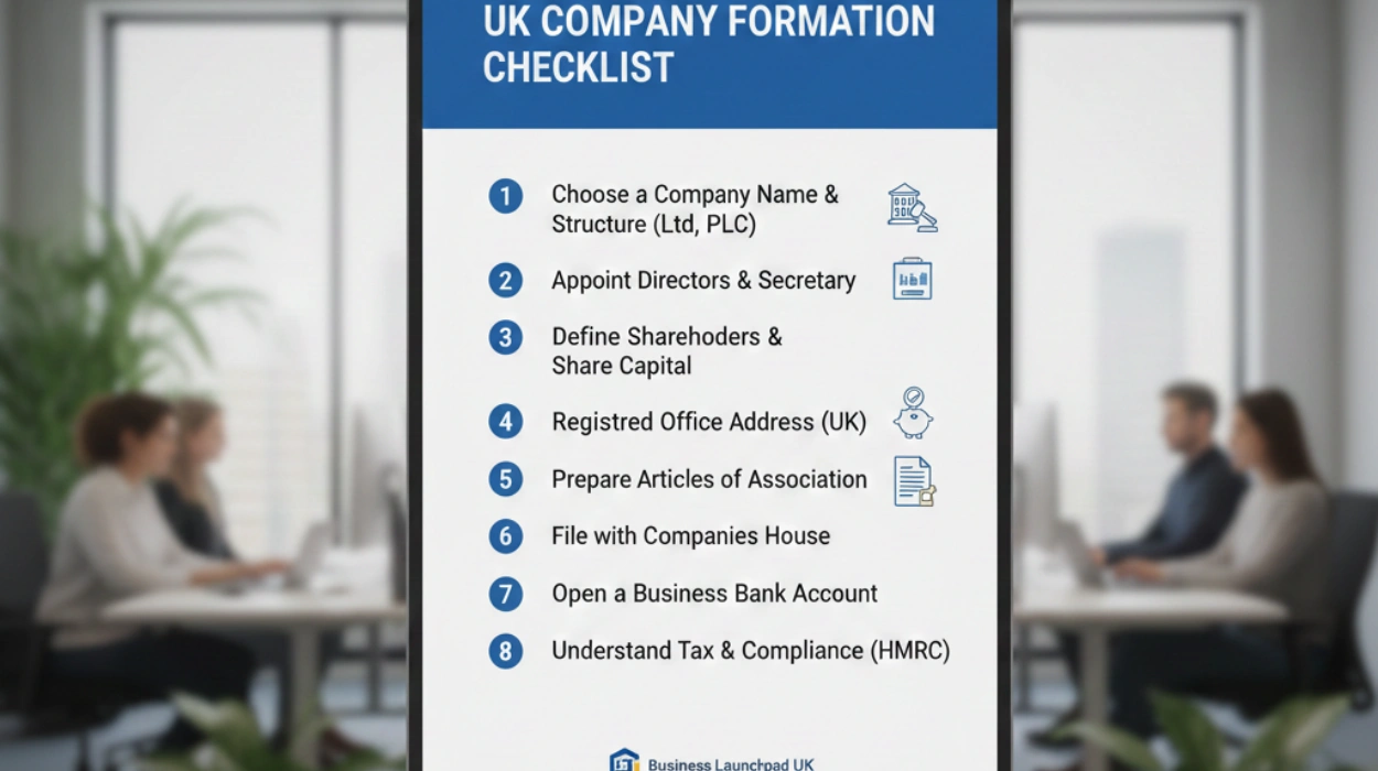 What Is the Company Formation Checklist for the UK