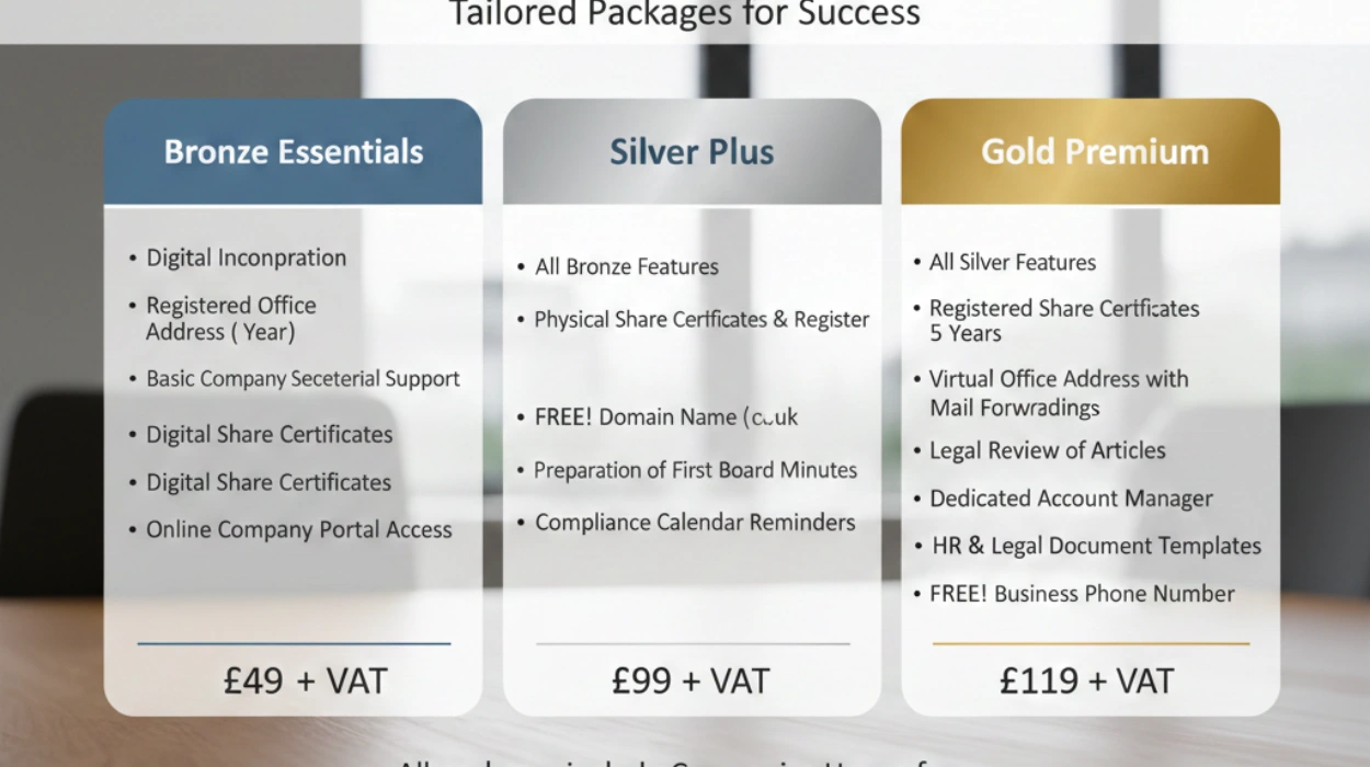 What are best UK company formation packages