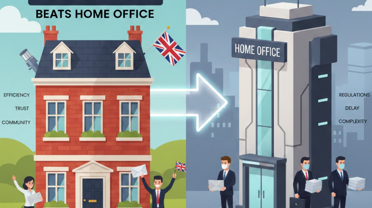 Why does the UK Address Beats Home Office