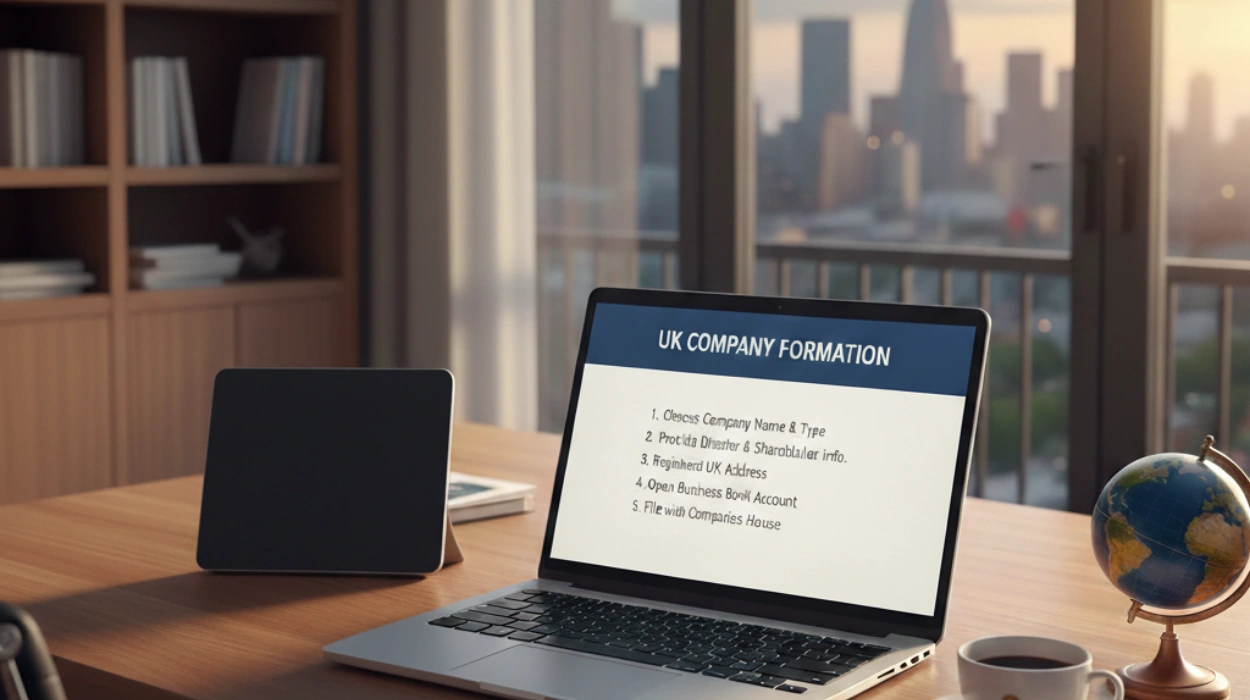 open UK company from abroad