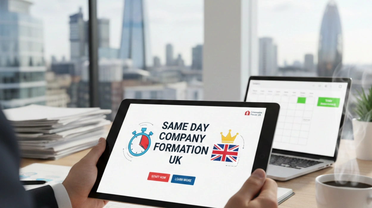 same day company formation UK