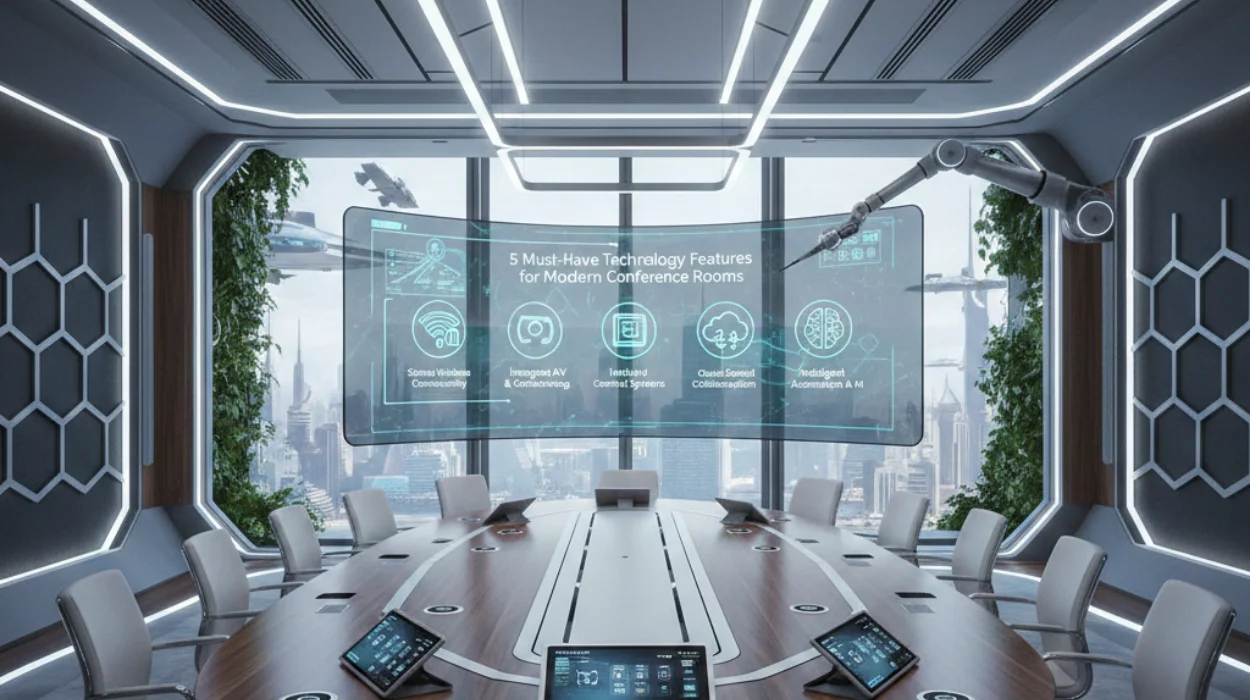 5 Must-Have Technology Features for Modern Conference Rooms