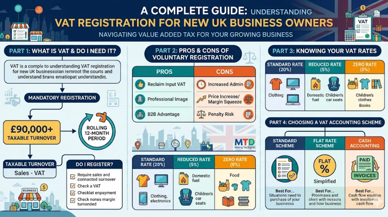 A Complete Guide to Understanding VAT Registration for New UK Business Owners