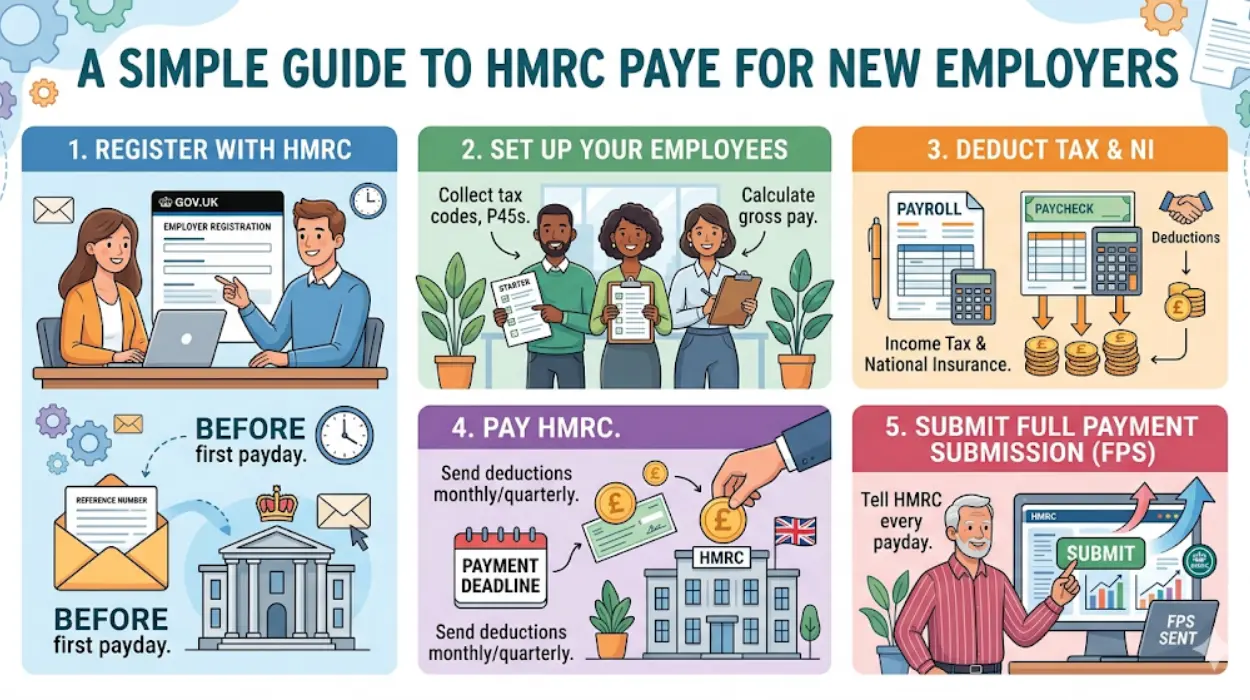 A Simple Guide to Understanding HMRC PAYE for New Employers What You Need to Know