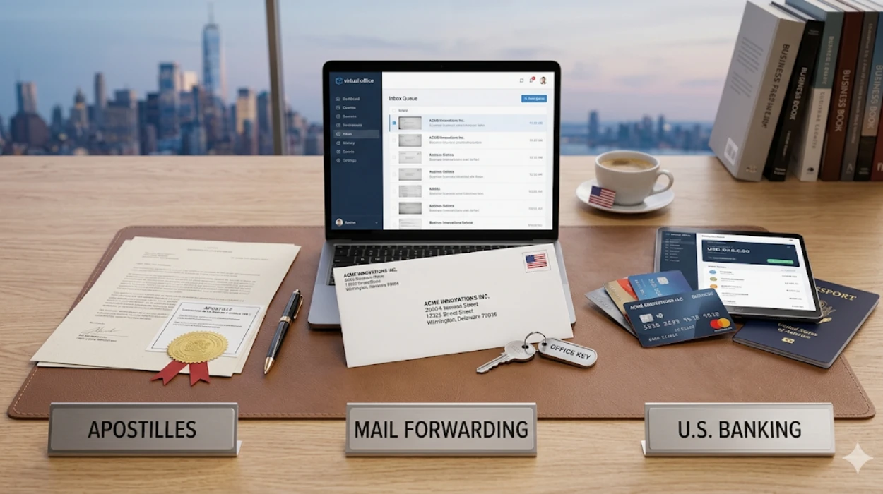 Apostilles, Mail Forwarding, and Banking A Guide for Non-Resident Founders