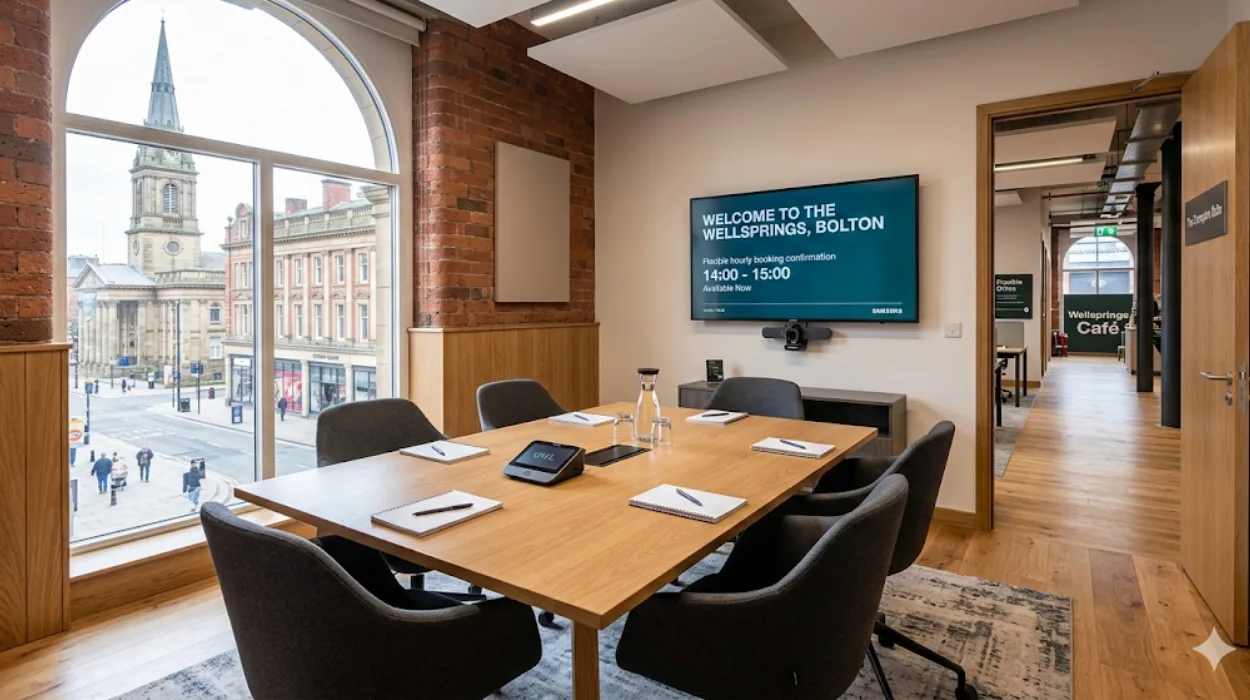 Book Flexible Meeting Rooms in Bolton for Hourly or Daily Use