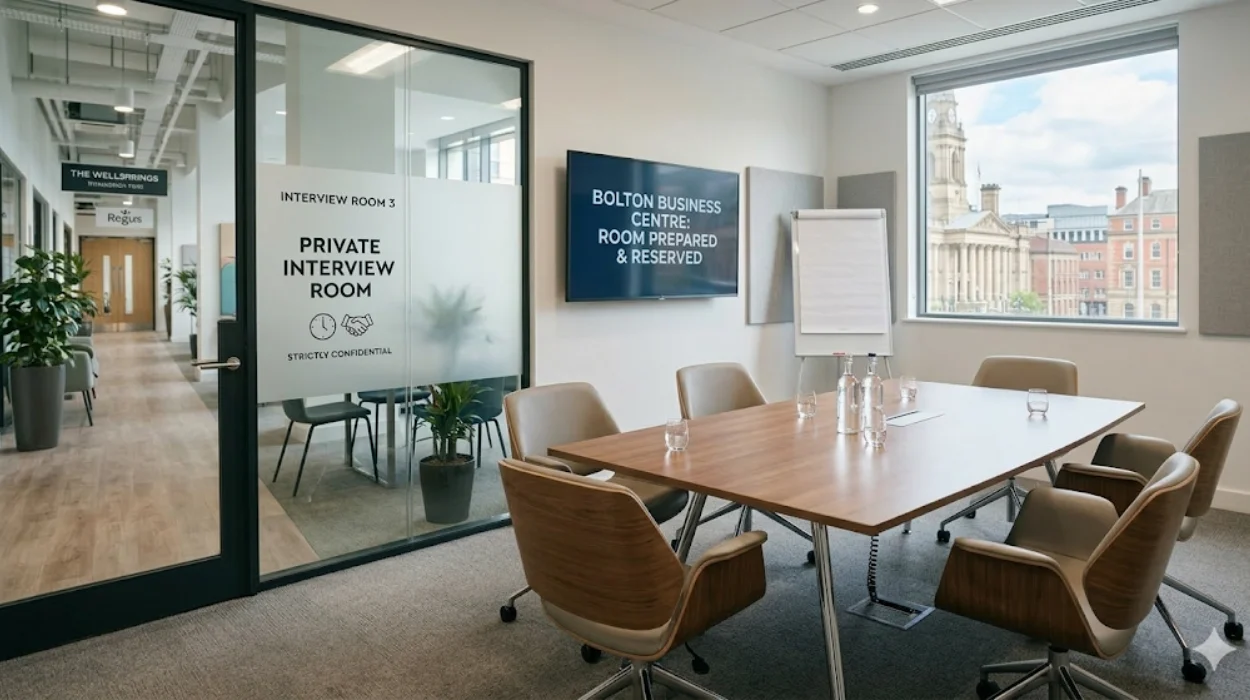 Book Private Interview Rooms in Bolton to Hire the Best Talent