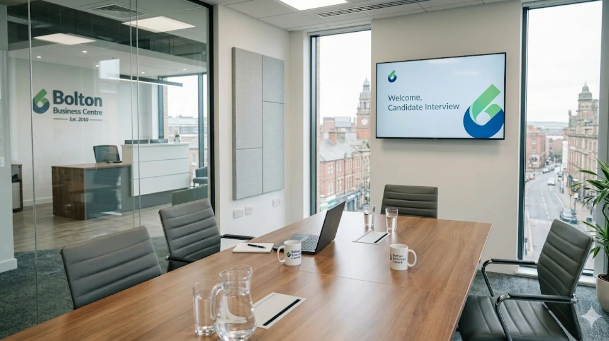 Book a Professional Interview Room in Bolton to Impress Candidates
