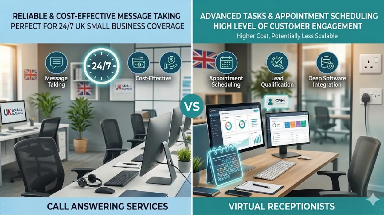 Call Answering vs. Virtual Receptionist Which is Best for You