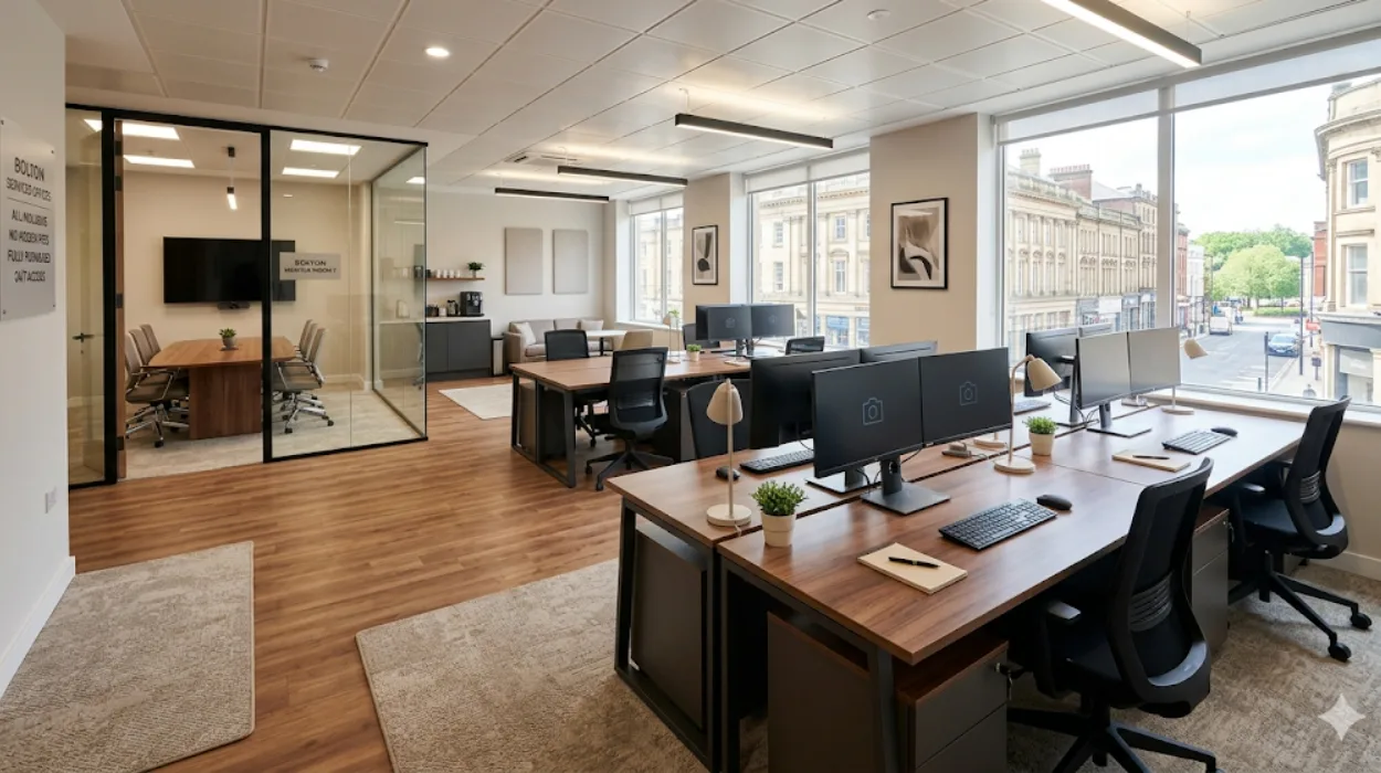 Can You Rent Fully Furnished Serviced Offices in Bolton with No Fees