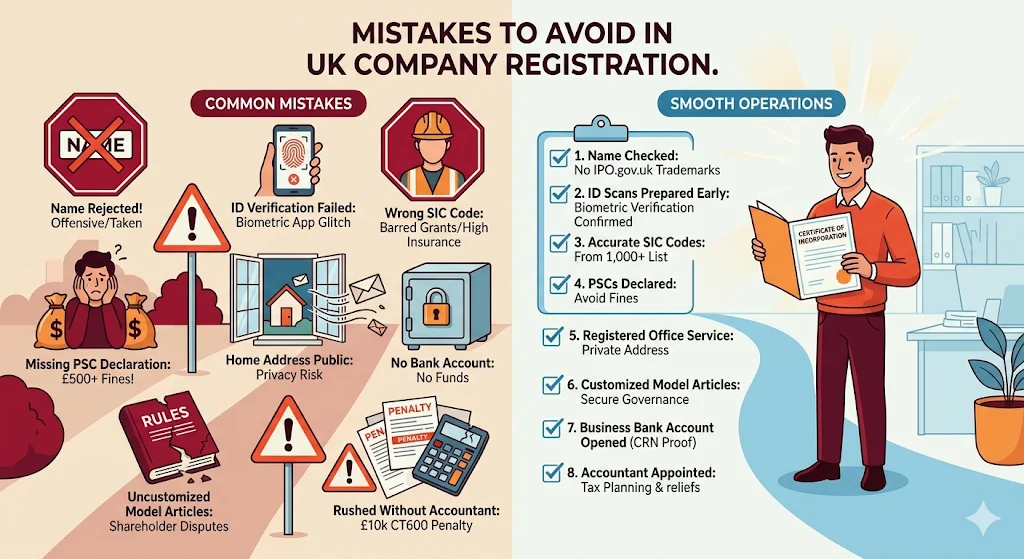 Common Mistakes to Avoid in Company Registration