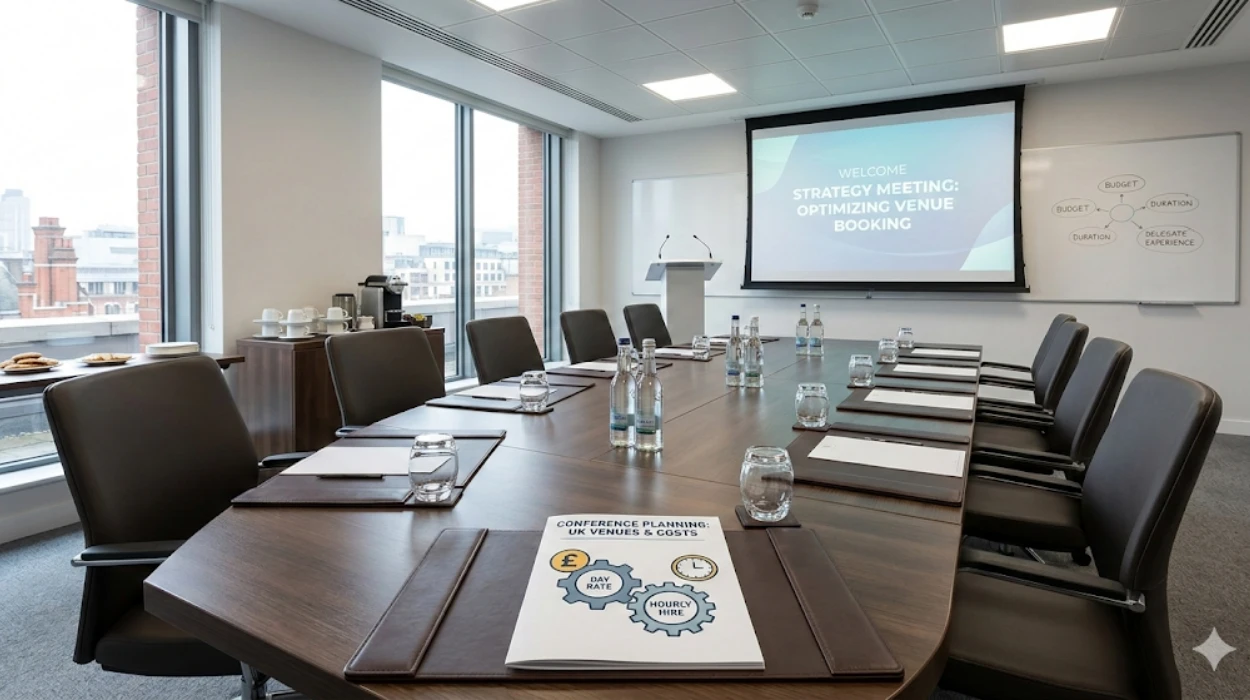 Comparing Day Rates vs. Hourly Hire for UK Conference Spaces