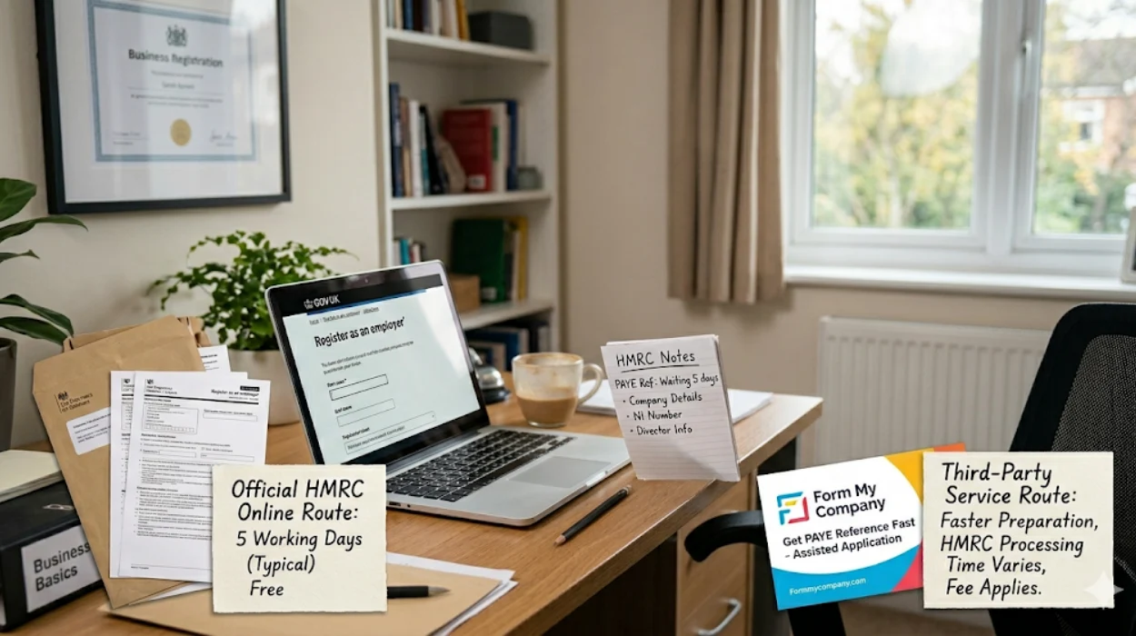 Get Your Employer PAYE Reference Number Fast with Form My Company