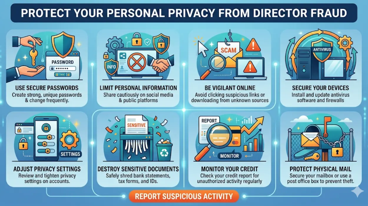 How Can You Protect Your Personal Privacy From Director Fraud