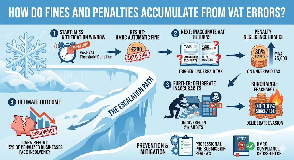 How Do Fines and Penalties Accumulate from VAT Errors