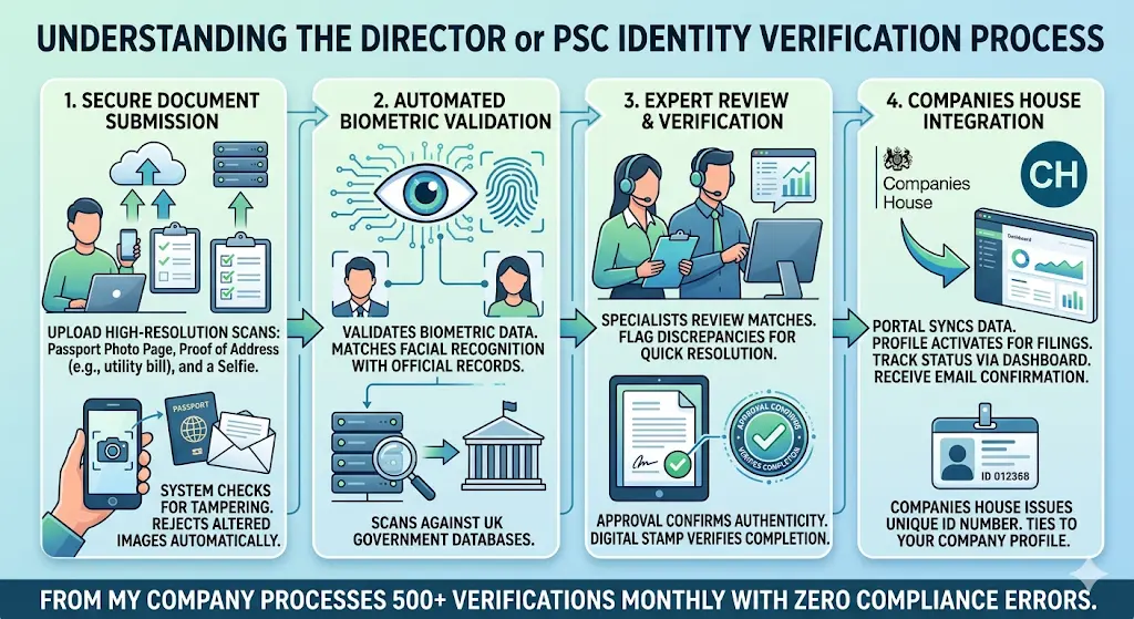 How Does the Identity Verification Service Director or PSC Work