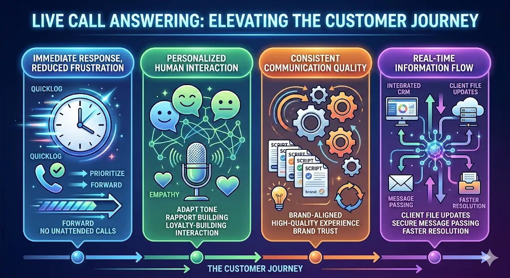 How Live Call Answering Enhances Customer Experience