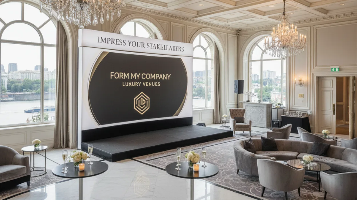 Impress Your Stakeholders with Form My Company’s Luxury Venues