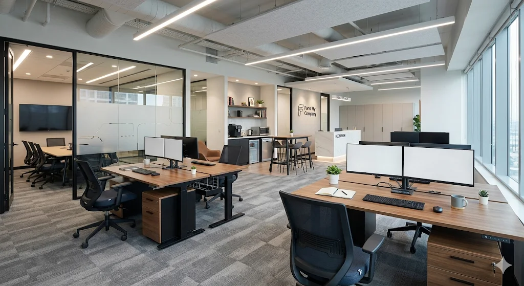 Inside a Fully Furnished Serviced Office What’s Included