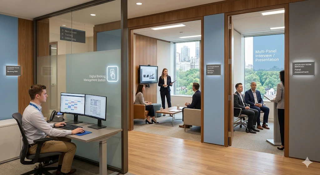 Integrating Interview Room Services Into Broader HR Strategies