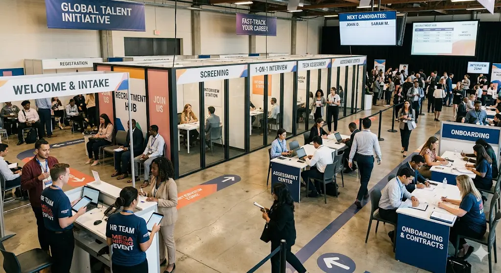 Integration with Recruitment Hubs and Event-Style Hiring