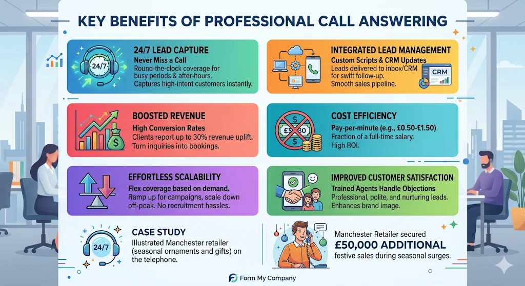 Key Benefits of Professional Call Answering