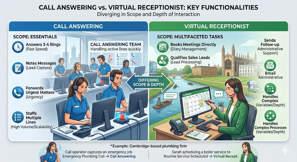 Key Differences in Functionality