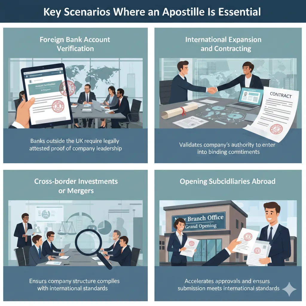 Key Scenarios Where an Apostille Is Essential