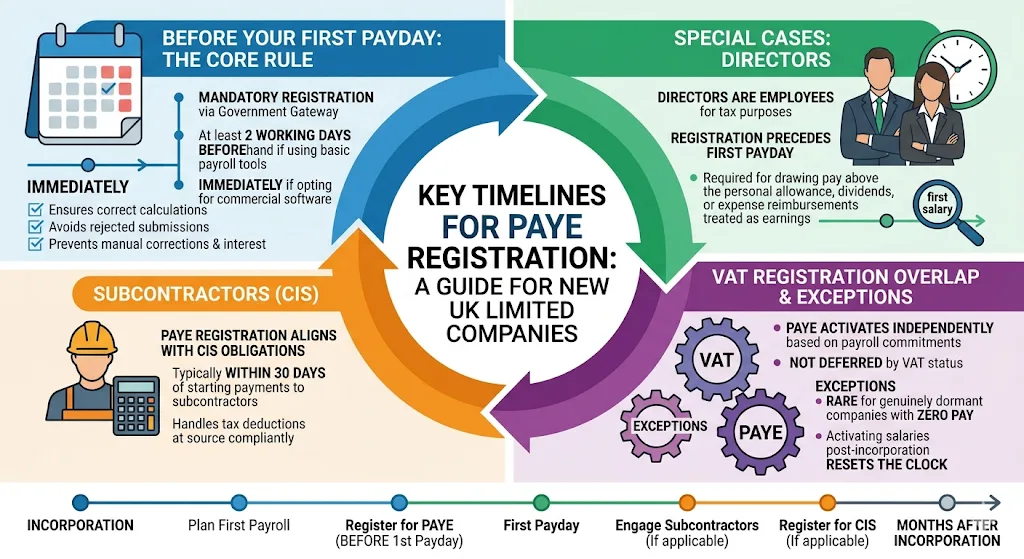 Key Timelines for PAYE Registration
