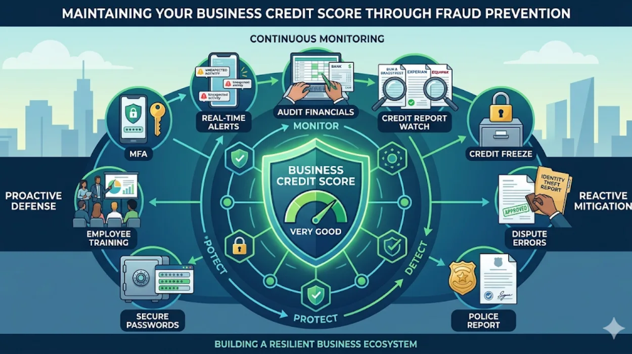 Maintaining Your Business Credit Score Through Fraud Prevention