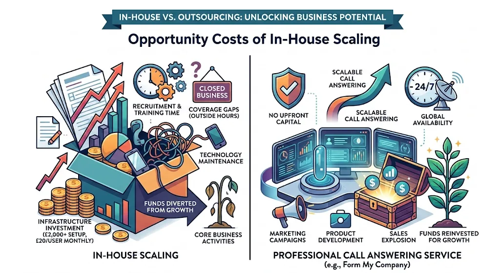 Opportunity Costs of In-House Scaling
