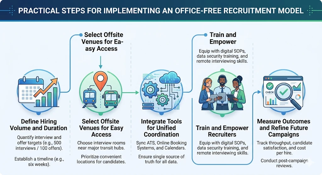 Practical Steps for Implementing a Large-Scale, Office-Free Recruitment Model