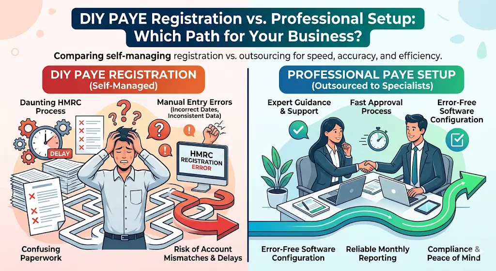 Professional Support vs DIY Registration