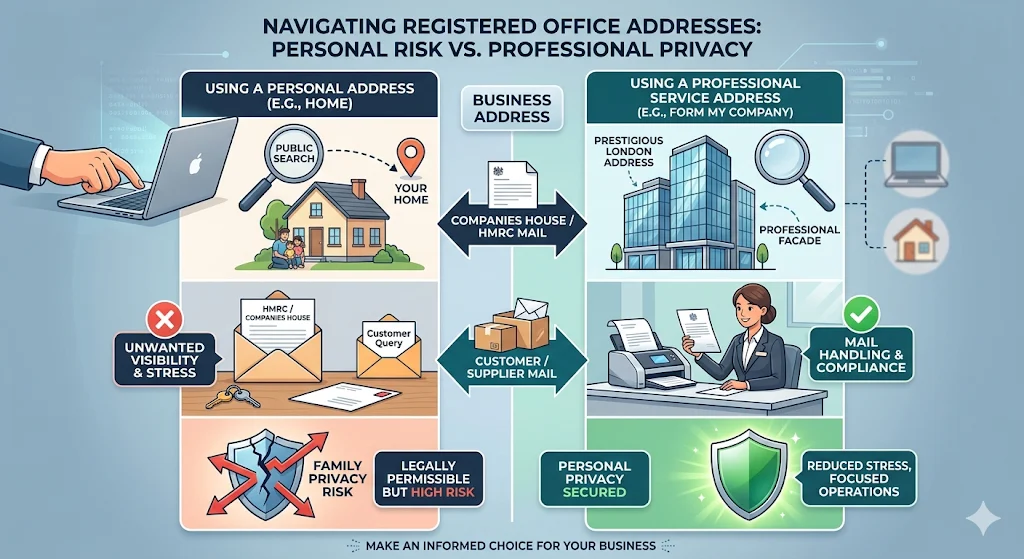 Registered Office vs. Personal Address Risks