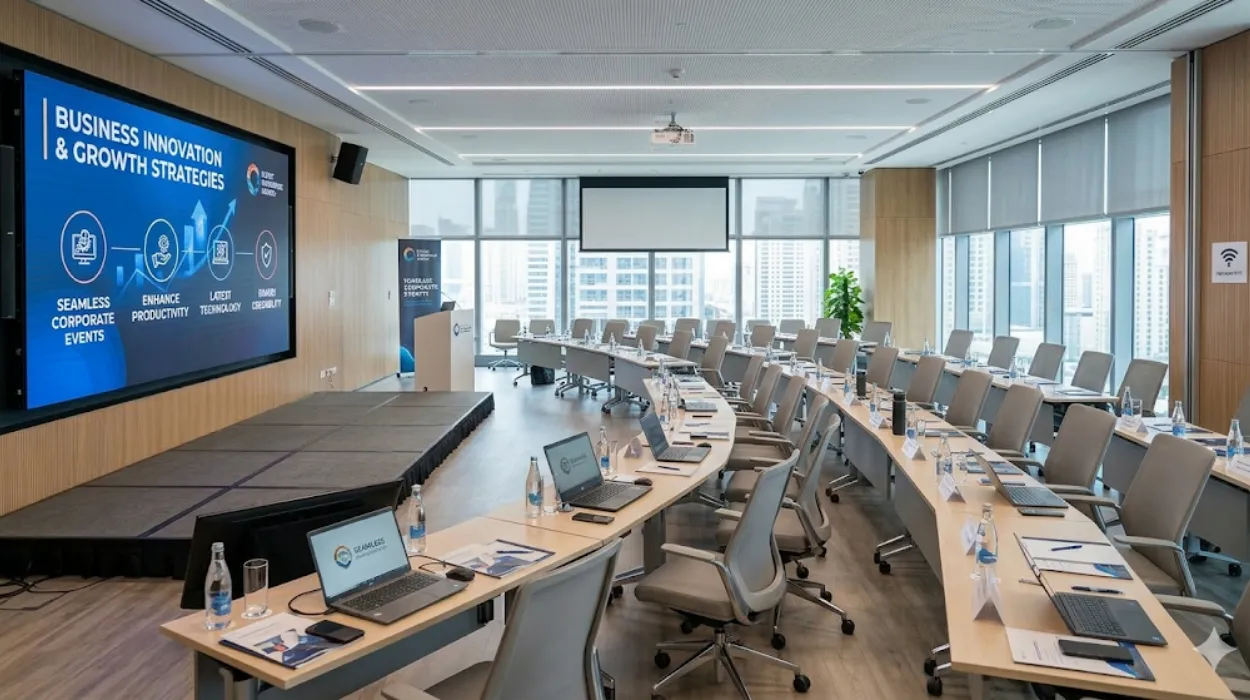 Rent Modern Conference Rooms for Corporate Events and Seminars