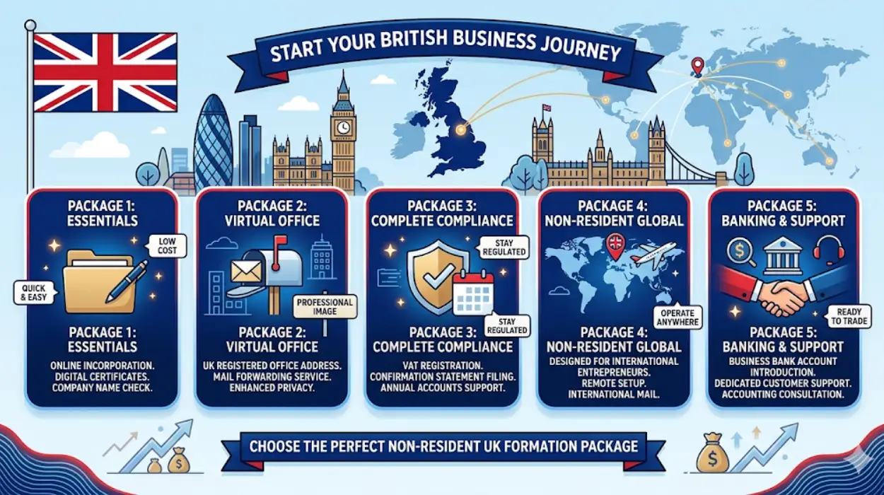 Start Your British Business Journey Non-Resident UK Formation Packages