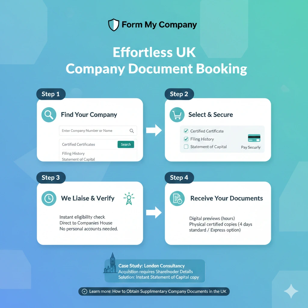 Step-by-Step Booking Process with Form My Company