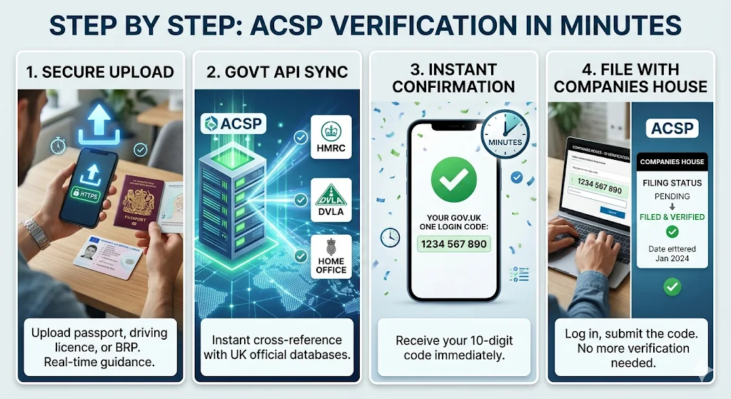Step-by-Step Completing Verification via ACSP in Minutes