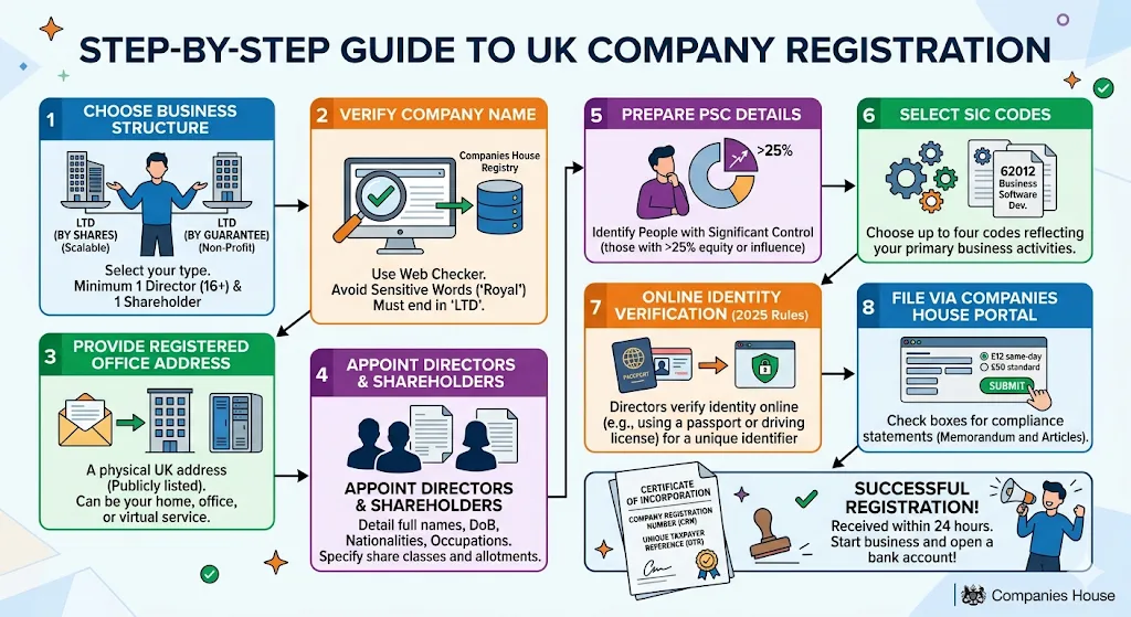 Step-by-Step Guide to UK Company Registration