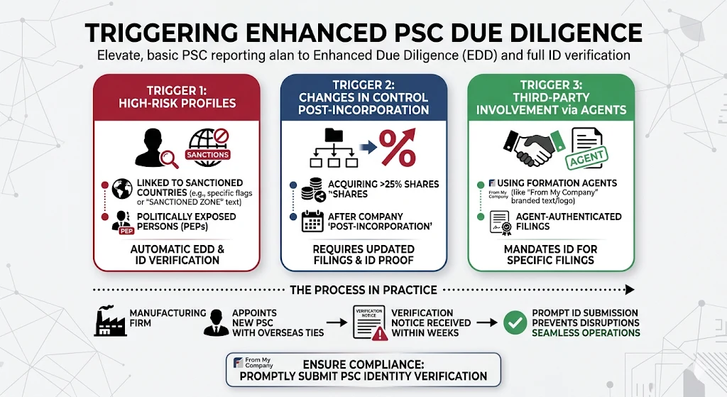 Triggers for Enhanced PSC Due Diligence